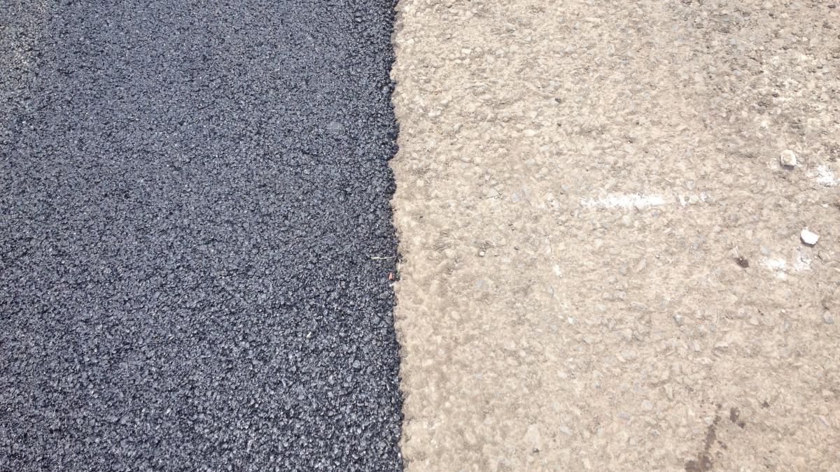 Driveway Sealcoating Project - Before